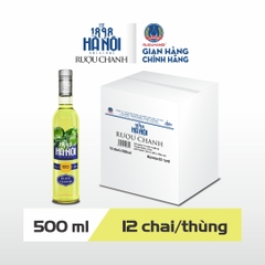 Rượu trái cây HALICO vị chanh nồng độ 18% chai 500ml không kèm hộp