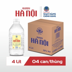 Rượu Hà Nội HALICO nồng độ 30% can PE 4l không kèm hộp
