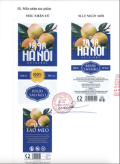 Rượu Táo Mèo Liquor HALICO nồng độ 30%v chai 500ml không kèm hộp
