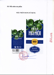 Rượu trái cây HALICO vị chanh nồng độ 18% chai 500ml không kèm hộp