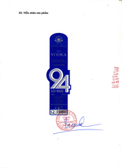 Rượu Vodka 94 Lò Đúc HALICO nồng độ 25% chai 500ml không kèm hộp
