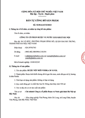 Rượu Nếp Mới HALICO nồng độ 30% HALICO chai 500ml không kèm hộp