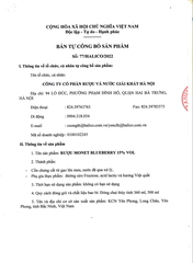 Rượu Soju Monet blueberry vị việt quất HALICO nồng độ 14,5% chai 360ml không kèm hộp