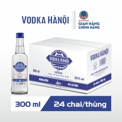 Rượu Vodka Hà Nội nhãn xanh HALICO nồng độ 29,5% chai 300ml không kèm hộp