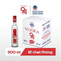 Rượu Vodka 94 Lò Đúc HALICO nồng độ 35% chai 500ml không kèm hộp