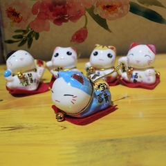 Bộ ngũ mèo thần tài-Đa phú đa tài 4cm