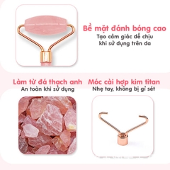 Bộ chăm sóc da mặt cây lăn đá thạch anh chống lão hóa