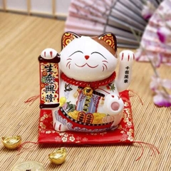 Mèo vẫy tay Vận May Như Ý – 14cm