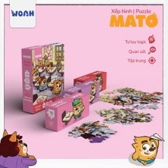 [Follow nhận voucher giảm giá ] Xếp Hình/Puzzle Mato nhiều cấp độ - Board Game VN