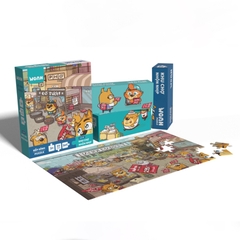 Xếp Hình/Puzzle Mato nhiều "Khu chợ vui nhộn" - Board Game VN