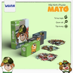 Xếp Hình/Puzzle Mato "Vui vẻ không quạo" - Board Game VN