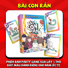 Sờ Náck - Combo 10 Board game cực vui từ Choidee x Thỏ bảy màu