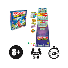 Bộ Đồ Chơi Cờ Tỷ Phú Knockout Monopoly