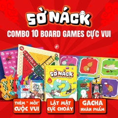 Sờ Náck - Combo 10 Board game cực vui từ Choidee x Thỏ bảy màu