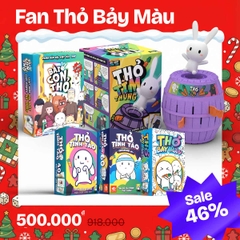 🐰🌈 Combo Fan Thỏ Bảy Màu