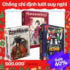 🧩 Combo Chống Chỉ Định Lười Suy Nghĩ: Shogunate + Hanamikoji + Battle Line Hesman