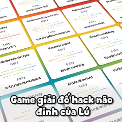 Bộ bài Lú Choidee, Board Game giải đố ngôn từ cực lú, bài meme vua tiếng Việt hài hước