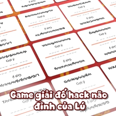 Bộ bài Lú Choidee, Board Game giải đố ngôn từ cực lú, bài meme vua tiếng Việt hài hước