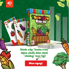 Trò chơi Board game Thương Vụ Rau Củ siêu vui, chơi cực cuốn dành cho 2-6 người | Boardgame VN