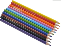 Bút Chì Màu Junior Triangular, 10 Màu + Chuốt
