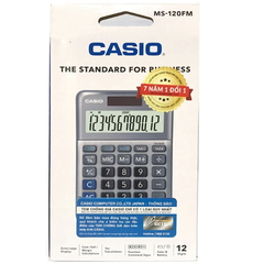 Máy Tính Văn Phòng Casio MS-120FM - Màu Xám