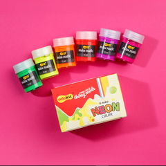 Hộp 6 Màu Nước Colokit Neon WACO-C011