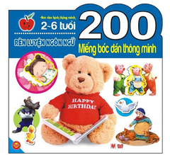 200 Miếng Bóc Dán Thông Minh - Rèn Luyện Ngôn Ngữ