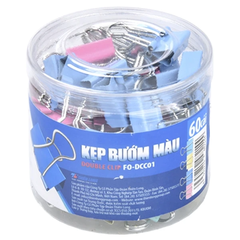 Hộp Kẹp Bướm Màu 15mm Flexoffice FO-DCC01