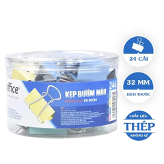 Kẹp Bướm Màu 32mm FO-DCC04
