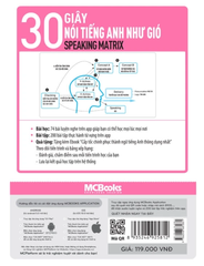 Speaking Matrix - 30 Giây Nói Tiếng Anh Như Gió - Hwang Seo Yoon