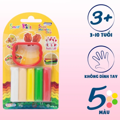 Sáp Nặn 5 Màu Kèm 1 Khuôn Tạo Hình American Food SK-BL5M1R02