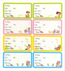 Nhãn Vở Cool Girl SK-LP402 (40 Nhãn Vở)