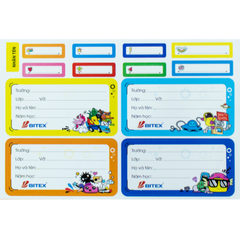 Nhãn vở School Bus/LB05 (20 Nhãn Vở)