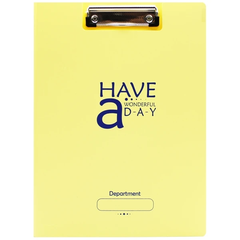 Bìa trình ký kép FO-CB03 vàng pastel T50