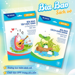 Túi 10 Bìa Bao Tập Cấp 2 - Thiên Long NBC-005