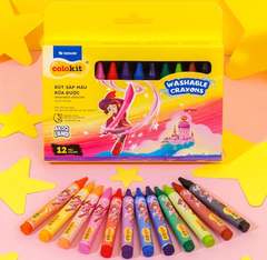 Hộp 12 Bút Sáp Màu Rửa Được SWCR-C001/AK