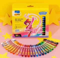 Hộp 24 Bút Sáp Màu Rửa Được SWCR-C003/AK