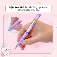 Bút Gel Glubby Butter 0.5 mm - Thiên Long GELB-046 - Mực Xanh - Thân Tím