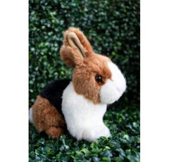 Thú Nhồi Bông Brown and Black Rabbit 6"