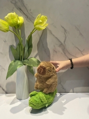 Thú bông Capybara cưỡi thú có dây kéo - Cá sấu - S1
