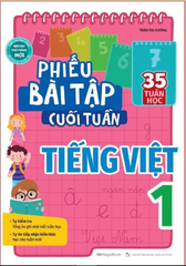 Phiếu Bài Tập Cuối Tuần Tiếng Việt 1