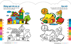 Cuộc Sống Muôn Màu - Tô Màu & Dán Hình 4 - Nice Books