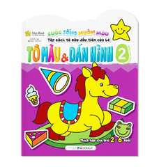 Cuộc Sống Muôn Màu - Tô Màu & Dán Hình 2 - Nice Books
