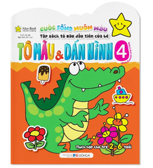Cuộc Sống Muôn Màu - Tô Màu & Dán Hình 4 - Nice Books