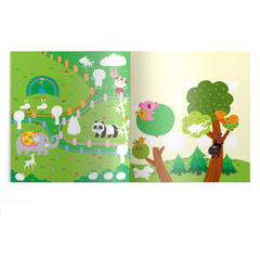 Sticker Sáng Tạo IQ - Thế Giới Động Vật Cùng Gấu Trúc - Đông A