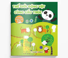 Sticker Sáng Tạo IQ - Thế Giới Động Vật Cùng Gấu Trúc - Đông A