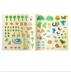 Sticker Sáng Tạo IQ - Thế Giới Động Vật Cùng Gấu Trúc - Đông A