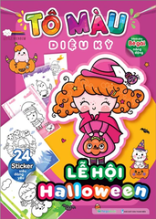 Tô Màu Diệu Kỳ - Lễ Hội Halloween (24 Stickers)