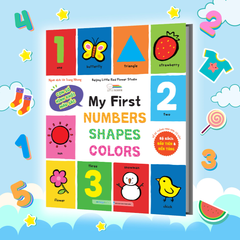 My First Numbers-Shapes-Colors - Con Số, Hình Khối, Màu Sắc - Bìa Cứng