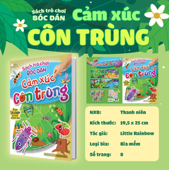 Sách Trò Chơi Bóc Dán Cảm Xúc - Côn Trùng